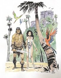 Virginie Augustin - Conan schaduwen in het maanlicht - Comic Strip
