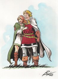 Fabio Bono - De Rode Ridder - Original Illustration