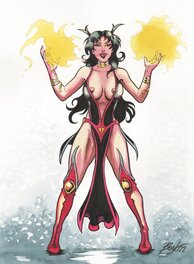 Fabio Bono - De Roder Ridder - Demoniah - Original Illustration