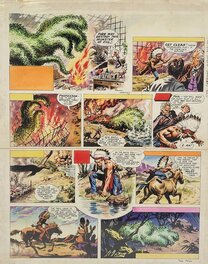 Frank Humphris - Blackbow the cheyenne dans eagle comics Vol 16 No 50 du 11 December 1965 - Planche originale
