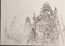 Jean-claude Gal - Les armees du conquerant - Planche originale