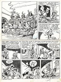 Jacques Sandron - Godaille et Godasse - Planche originale
