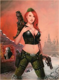 Lorenzo Sperlonga - Red Square - Heavy Metal #264 Gallery - Original Illustration