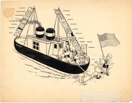 Vilhelm Hansen - Petzi - Illustration originale