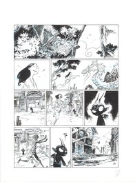 Augustin - Virginie Augustin - Voyage aux ombres p.59 - Planche originale