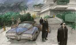 Enki Bilal - 2018 - Bug - Bilal - Tome 2 - Sur les hauteurs de Palombaggia... - Planche originale