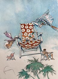 Hermann - Beach Life - Planche originale