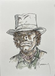 Hermann - Red Dust Portrait - Planche originale