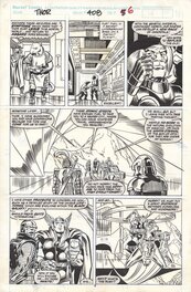 Ron Frenz - Mighty Thor #408, page 6 - Original Illustration