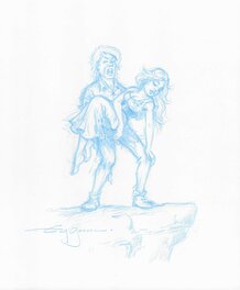 Eugeen Goossens - De geuzen / Amoras - Original art