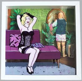 Marc Rouchairoles - Le Boudoir - Original art