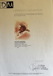 Certificat d’authenticité Certificat d’authenticité