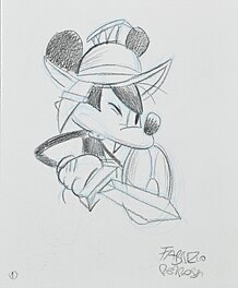 Fabrizio Petrossi - Mickey - Œuvre originale