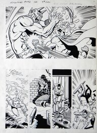 Mike DeCarlo - » ADVENTURE  » – n° 492 – Quatrième de couverture – keik Giffen – Mike Decarlo - Comic Strip