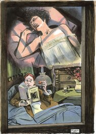 Blutch - Dessin original publié en page 499 de Druillet-Vampires - Original Illustration