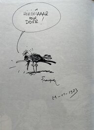 André Franquin - Gaston - Original Illustration