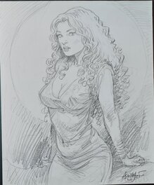 Mohamed Aouamri - Florie - Original Illustration
