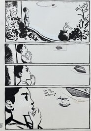 Baudoin, Salade Niçoise, chapitre 5, Villa des Anges, couverture et planche n°4, 1999.