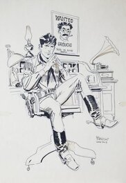 Bruno Brindisi - Illustrazione originale Dylan Dog - Illustration originale