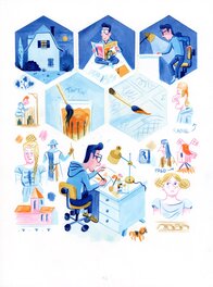 Alexandre Clérisse - Feuilles Volantes – Planche originale 18 - Comic Strip