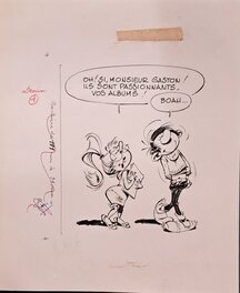 André Franquin - Gaston et Mademoiselle Jeanne - Comic Strip