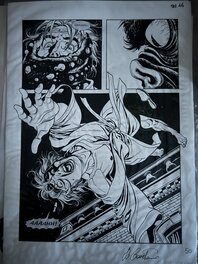 Giampiero Casertano - Giampiero CASERTANO - TAVOLA ORIGINALE DYLAN DOG 209 'LA BESTIA'  - TAV. 46 - Planche originale