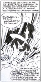 Jean-Yves Mitton - Mikros - Le Maître du PSI - Titans 62 - planche originale n°4 - comic art c1 Jean-Yves Mitton - Mikros - Le Maître du PSI - Titans 62 - planche originale n°4 - comic art c1