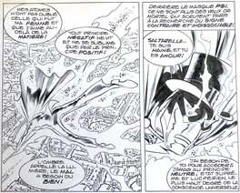 Jean-Yves Mitton - Mikros - Le Maître du PSI - Titans 62 - planche originale n°4 - comic art h1 Jean-Yves Mitton - Mikros - Le Maître du PSI - Titans 62 - planche originale n°4 - comic art h1