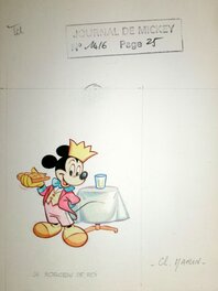 Dessin avec le tampon du journal Dessin avec le tampon du journal