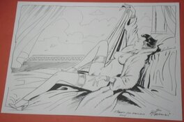 Giovanni Romanini - Ulula - Giovanni Romanini - original illustr. - Pagina sciolta - Planche originale