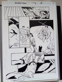 Scott McDaniel - Jla superman / scott mcdaniel - Planche originale