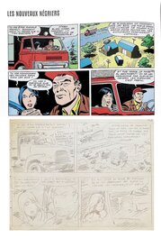 Les Nouveaux négriers - 1970 - Comparaison entre le story-board de Tillieux et la 1/2 page finale de Piroton Les Nouveaux négriers - 1970 - Comparaison entre le story-board de Tillieux et la 1/2 page finale de Piroton