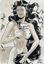 Dessin original de Felix Meynet « la naisance de Venus » Dessin original de Felix Meynet « la naisance de Venus »