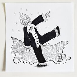 oTTami - Dessin original de l'Inktober 2025 : Jackie Chun de Dragon Ball par oTTami ! - Original Illustration