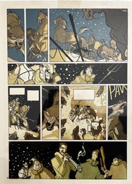 Cyril Pedrosa - Ring Circus Tome 3 Pl 28 - bleu de coloriage - Comic Strip