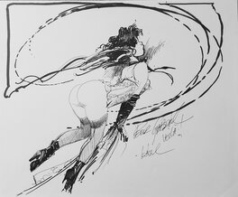 Régis Loisel - Loisel / La guêpière - Original Illustration