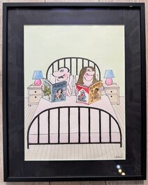 Siné - Playboy / Playgirl - Original Illustration