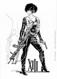 Gil Formosa - JONES de la série XIII - Original Illustration
