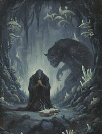 Frank Frazetta - Sorcier - Original Illustration