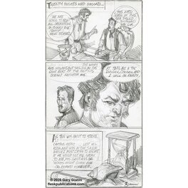 Gary Gianni - 20.000 Leagues under the Sea Pencil Panel - Illustration originale