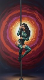 Carlo Jacono - Danseuse psychédélique - Comic Strip