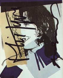 Andy Warhol - Mick Jagger fig. II 142, F&S [Announcement Card] - Illustration originale