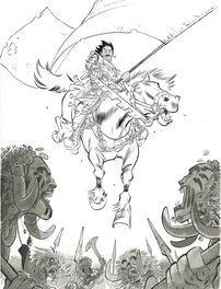 Pierre Alary - Pierre Alary - Illustration Conan - Original Illustration