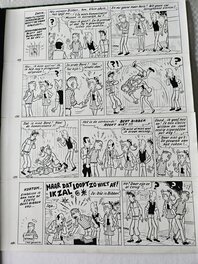 Pom - Pom, Piet Pienter en Bert Bibber. Originele pagina plaat 2 van tweeluik uit De Dubbelganger - Planche originale