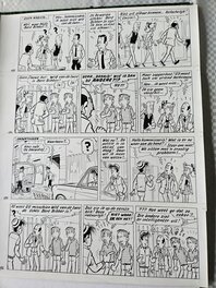 Pom - Pom, Piet Pienter en Bert Bibber, originele plaat 1/2 van tweeluik uit De Dubbelganger - Planche originale