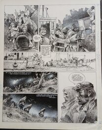 Enki Bilal - Le vaisseau de pierre - Planche originale