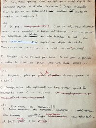 Page 3 scénario, traduction en français Page 3 scénario, traduction en français