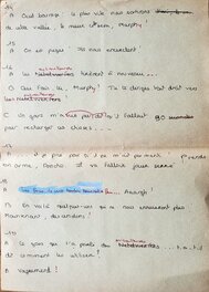 Page 4 scénario, traduction en français Page 4 scénario, traduction en français