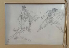 Crayonné au dos de la planche Crayonné au dos de la planche