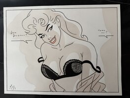 Walter Minus - Walter MINUS TRES JOLIE PIN UP - Original Illustration